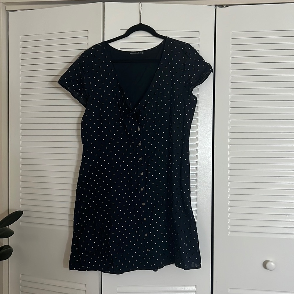 Polka dot mini dress